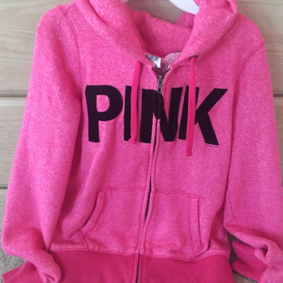 pink hoodie