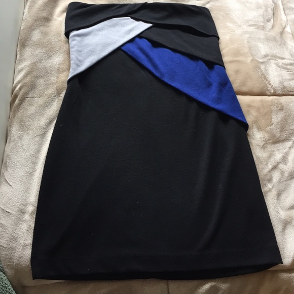 Black Strapless Dress
