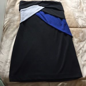 Black Strapless Dress