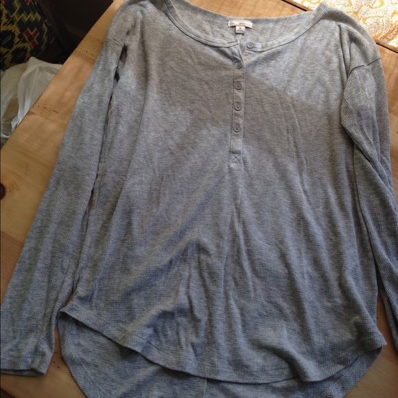 GAP grey Henley tee