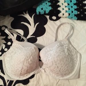 36DD VS very sexy push up white lace