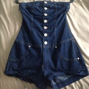 Denim (stretchy) romper