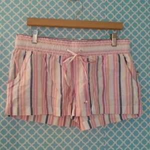 FINAL DROP⬇ NWT Roxy Pastel Stripped Shorts- Large