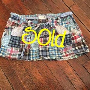 🚫SOLD🚫American eagle patch skirt size 8