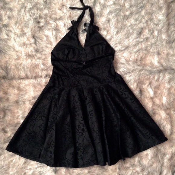 π SOLD π Skull rockabilly pinup dress Torrid XL - Picture 3 of 4