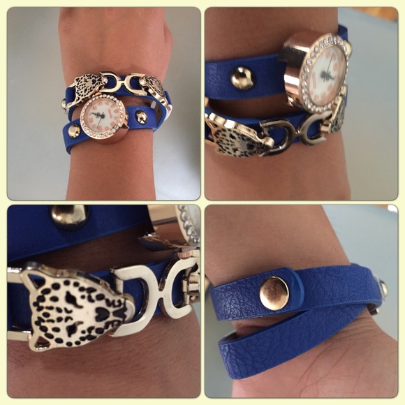 Leopard Blue watch - Picture 2 of 3