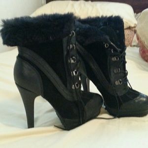Black High Heel Boots