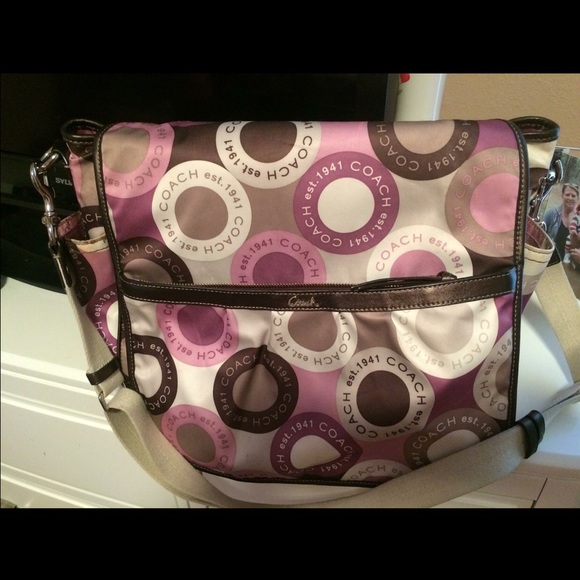 Coach diaper bag