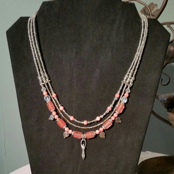 handmade by Me Jewelry - 《SOLD IN BUNDLE》Natural Cherry Quartz Necklace