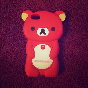Red Rilakkuma Bear Case (for iPhone 5 and 5s)