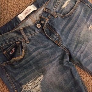 Hollister destroyed flare jeans new without tags