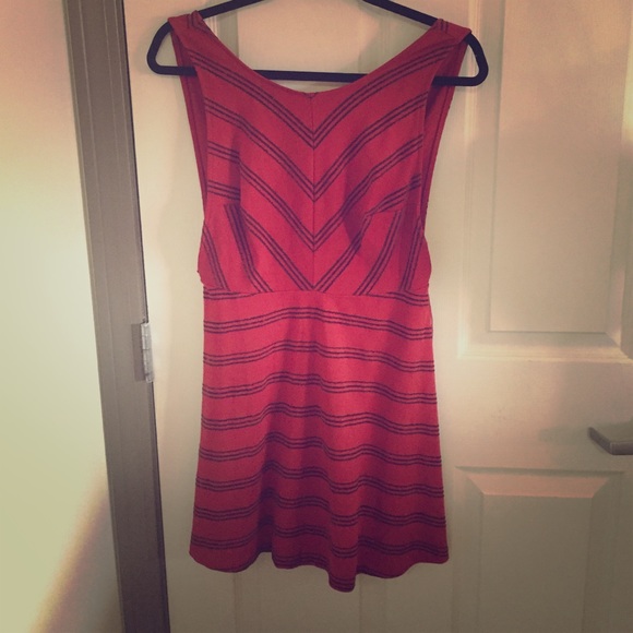 Free people backless fit and flare dress