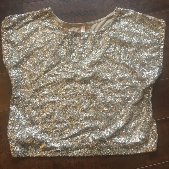 Xhilaration sequin shirt