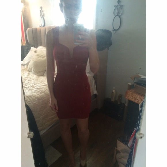 Sexy Red Dress - Picture 2 of 2