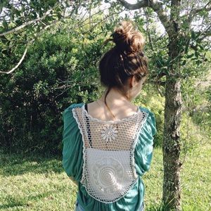 Dark aqua top