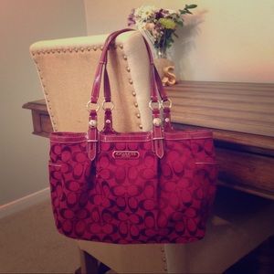 Maroon Coach Purse!
