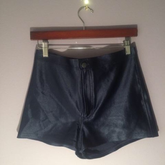 Dark blue disco shorts