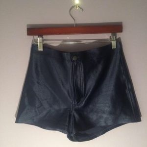 Dark blue disco shorts