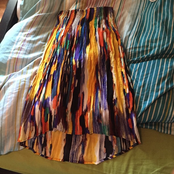 This is a dress. High/Low where the back is longer