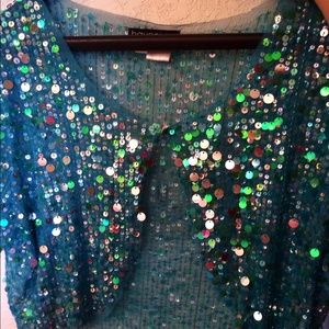 Sequin Bolero Shrug