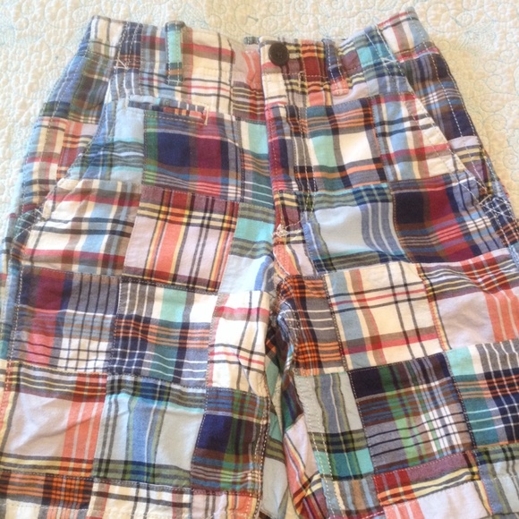 Gap Kids flat front madras short