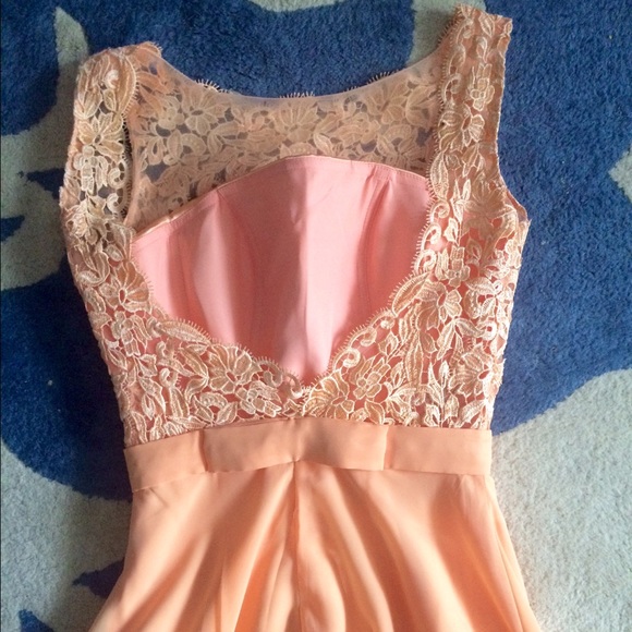 Peach Gown - Picture 3 of 4