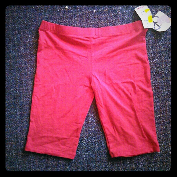 Steve Madden red biker shorts