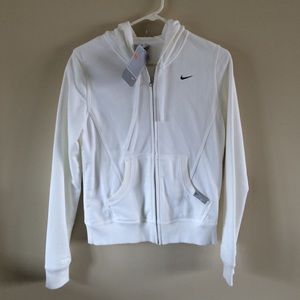 White Nike hoodie