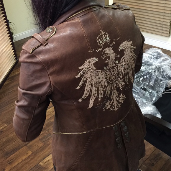 Italian leather jacket