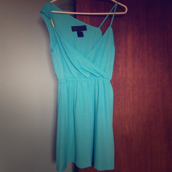 blue kardashian kollection dress
