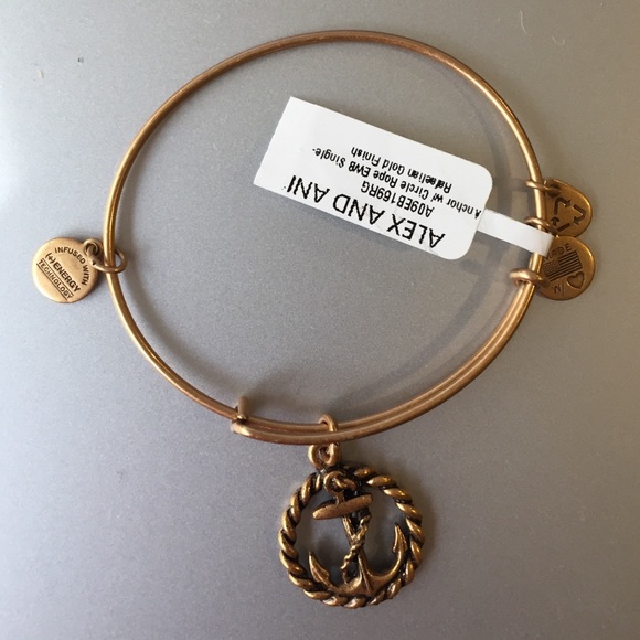 Alex and Ani Jewelry - Alex and Ani Nautical Charm Bangle Bracelet