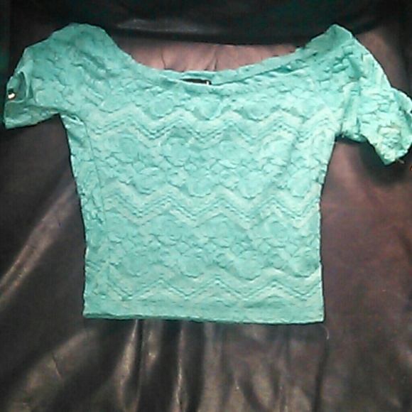 Lace crop top