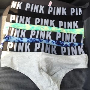 PINK thick band "cheekie" underwear
