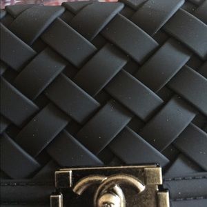 Chanel boy bag like iPhone 5/5S case in black