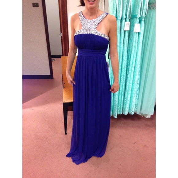 Purple prom dress