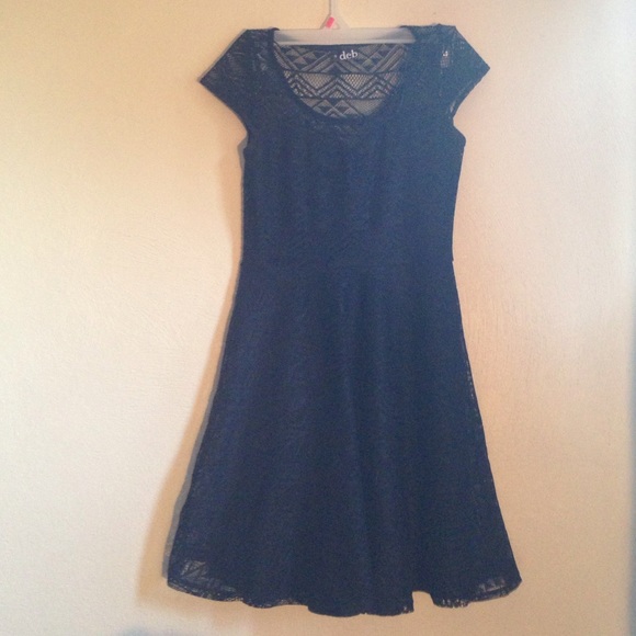 Black Aztec design dress