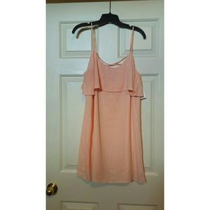 Short Peach Dress!