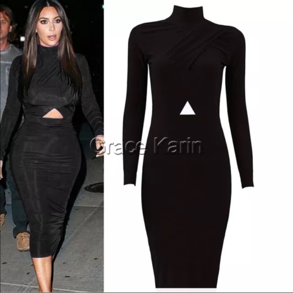 ✖️SOLD✖️Black bodycon dress