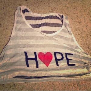 "Hope" crop top