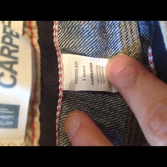 Baby Gap (Toddler) blue jean shorts - Picture 3 of 3