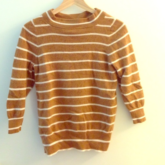 PRICE ⬇️Striped cashmere bateau neck sweater