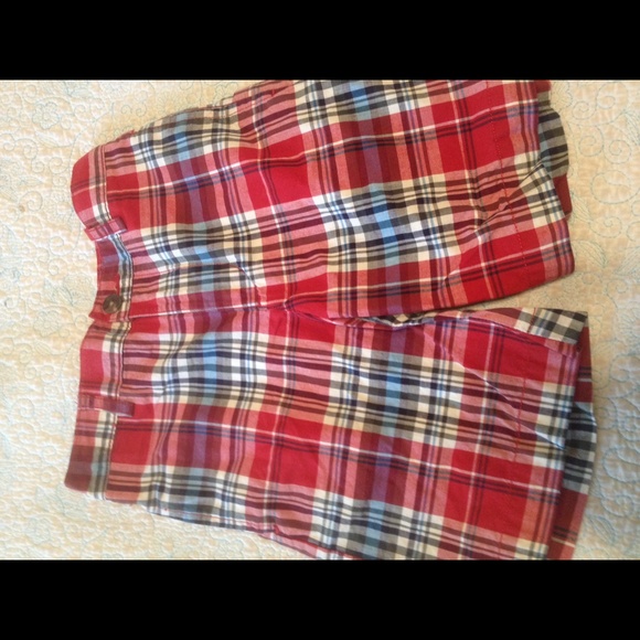 Chaps flat front shorts