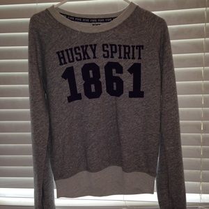 Huskies Pink Crewneck