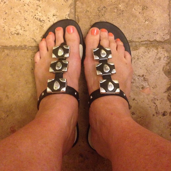 Black Calvin Klein Sandals
