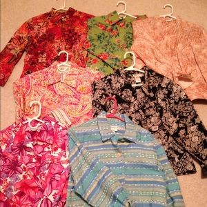 7 Coldwater Creek Unlined Jacket Bundle