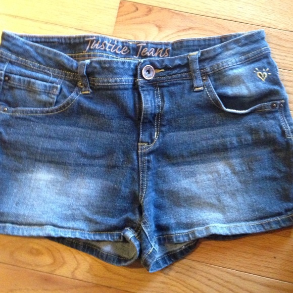Girls justice shorts size 16 1/2