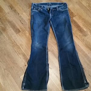 Silver jeans