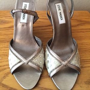 Steve Madden embellished wedges