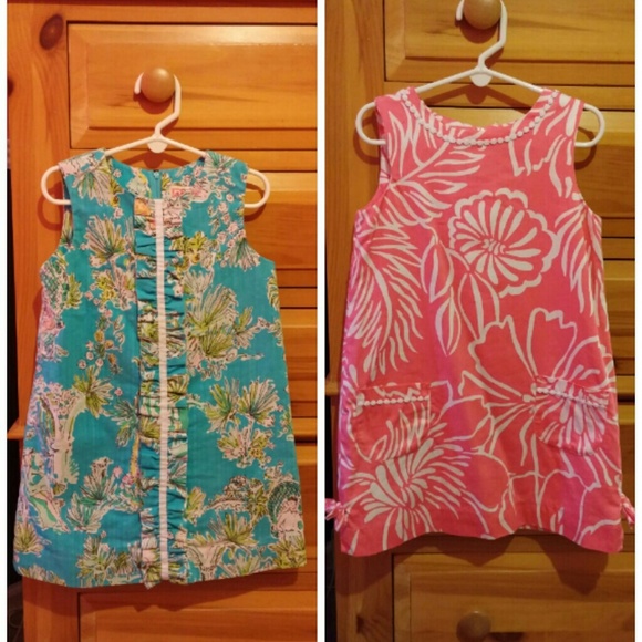 2 Lilly Pulitzer girls dresses perfect condition