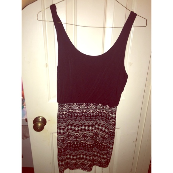 Tribal Print Tight Dress